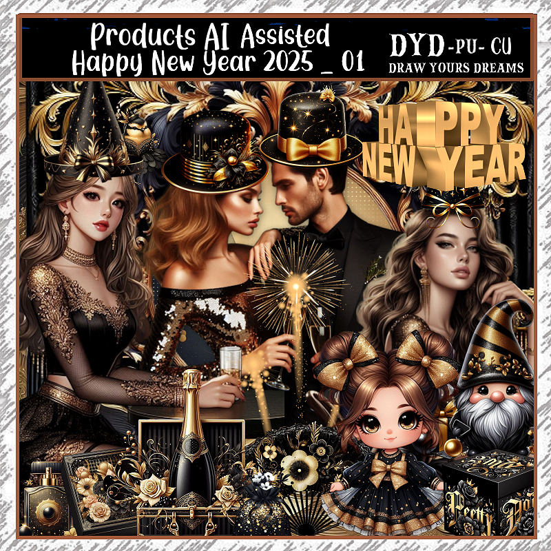 (image for) HAPPY NEW YEAR 2025 _ 01